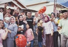 Ketua DPRD Kotamobagu Hadiri Halal Bihalal di Desa Moyag