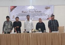 KPU Boltim gelar Rapat Pleno terbuka Rekapitulasi dan Penetapan DPS Pilkada 2024, Sabtu 10 Agustus 2024. (foto.yudi/timurexpress.co)