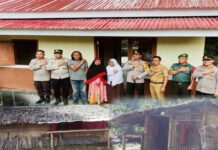 Program Bedah Rumah Gerakan Motabi Kapolres Kotamobagu AKBP Irwan SIK MH di Desa Moyag Todulan, Kecamatan Kotamobagu Timur, Kota Kotamobagu, Senin 3 Februari 2025, rampung. (foto.Pemdes Moyag Todulan)