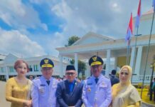Ketua DPRD Boltim Hadiri Pelantikan Kepala Daerah Terpilih