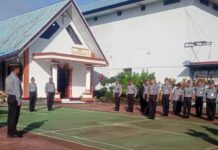 Pegawai Rutan Kotamobagu Apel Perdana Pasca Idul Fitri Suasana Apel Perdana Pegawai Rutan Kotamobagu usai Libur Idul Fitri 2025. (foto.Hms Rutan Kotamobagu)