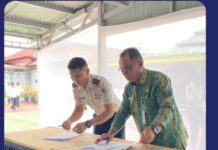 Rutan Kotamobagu dan Dinas Pendidikan jalin kerja sama layanan pendidikan bagi warga binaan, di Aula Rutan, Kamis 26 Februari 2026. (foto.Ilham/Rutan Kotamobagu)