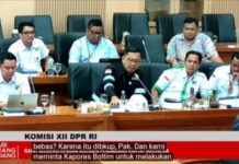 Ketua DPC APRI Boltim, Hendra Abarang, S.Hut saat audiensi dengan Komisi XII DPR RI di Senayan, Jakarta Pusat, Senin (25/5/26)