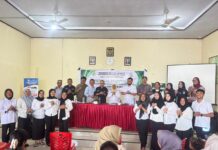 Pemerintah Desa (Pemdes) Moyag Tampoan gelar Rembuk Stunting di Balai Desa setempat. (foto.dok.Pemdes Moyag Tampoan)