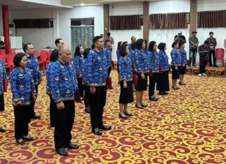 Lantik 25 Kepsek, Sekdakot Manado Tegaskan Soal Pengelolaan Dana BOS 25 Kepala Sekolah di Kota Manado resmi dilantik