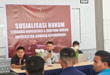 Karutan Kotamobagu, Aris Yuliyanta, saat membuka kegiatan di Aula Utama Rutan, Selasa 15 September 2026. (foto.Ist/Rutan Kotamobagu )