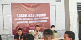 Karutan Kotamobagu, Aris Yuliyanta, saat membuka kegiatan di Aula Utama Rutan, Selasa 15 September 2026. (foto.Ist/Rutan Kotamobagu )