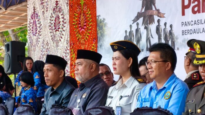 Rutan Kotamobagu Tampak Plh Rutan Kelas IIB Kotamobagu, saat menghadiri Upacara Hari Kesaktian Pancasila di Lapangan Bokihotinimbang Kotamobagu, 1 Oktober 2026. (foto/Rutan Kotamobagu)